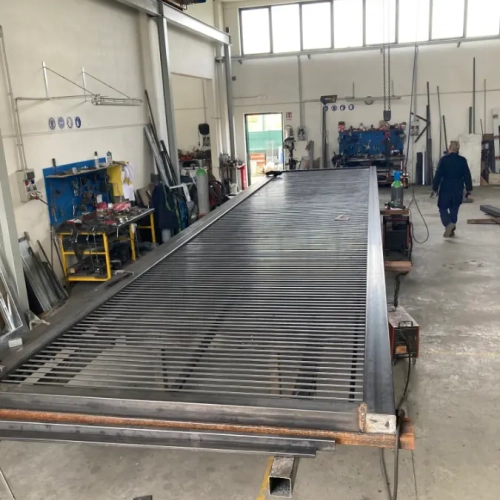 Fase Di Costruzione Cancello Industriale 12 Mt