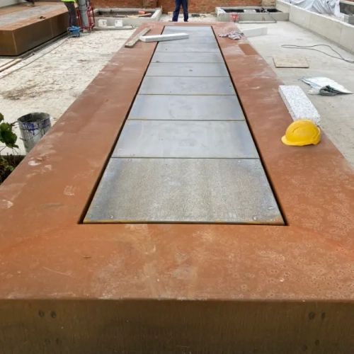 Fasi Montaggio Vasche Corten