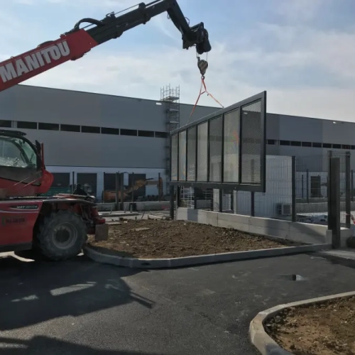 Installazione Cancello Industriale 12 Mt